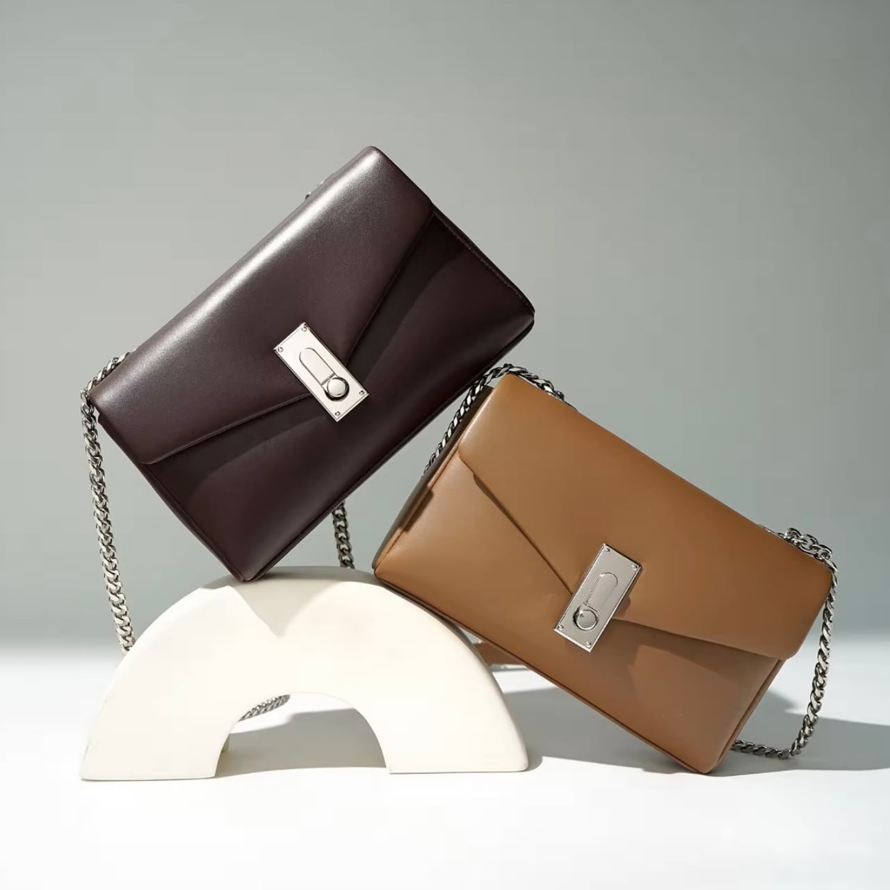 Charme Brown【シャルムブラウン】ミニバックチェーンバック