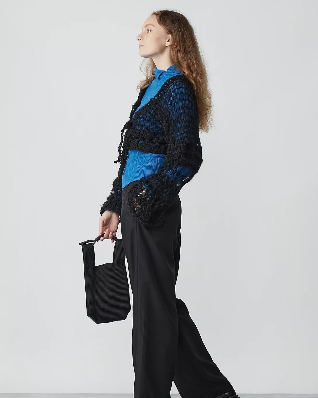 ODAKHA】 red flower hand knit bolero | idealclasse