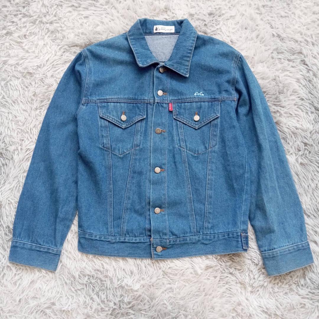50's MONTGOMERY WARD Powr House 101 2nd Type Blanket Denim Jacket