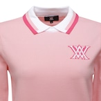 WOMEN LOGO COMBINATION PASTEL SWEATER