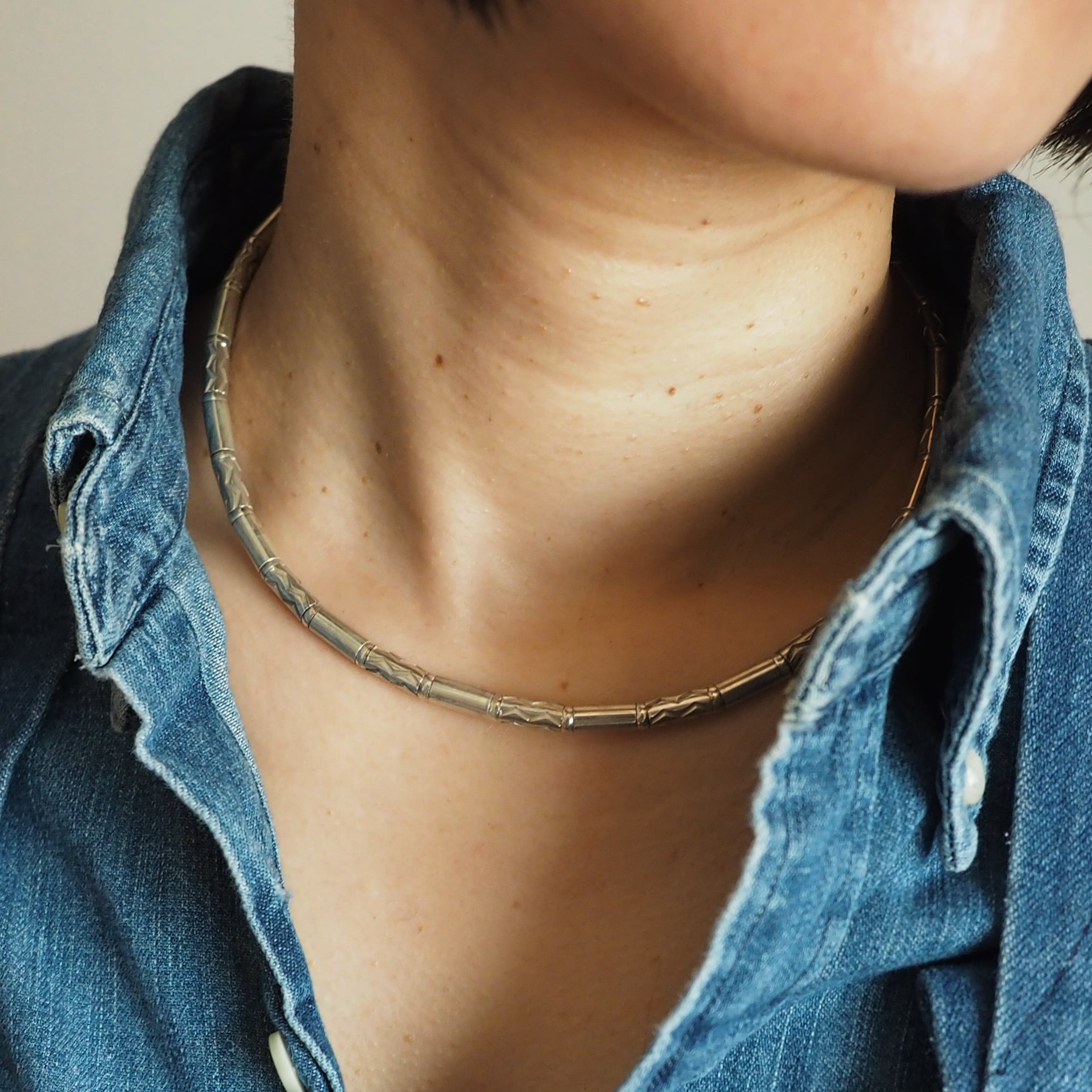 Old Tiffany & Co. Zigzag Necklace Made In Germany | nanika vintage