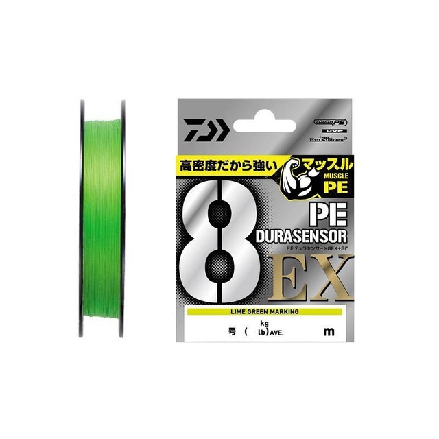 DAIWA）UVF PEデュラセンサーX8EX+Si3 200ｍ ライムグリーンマーキング