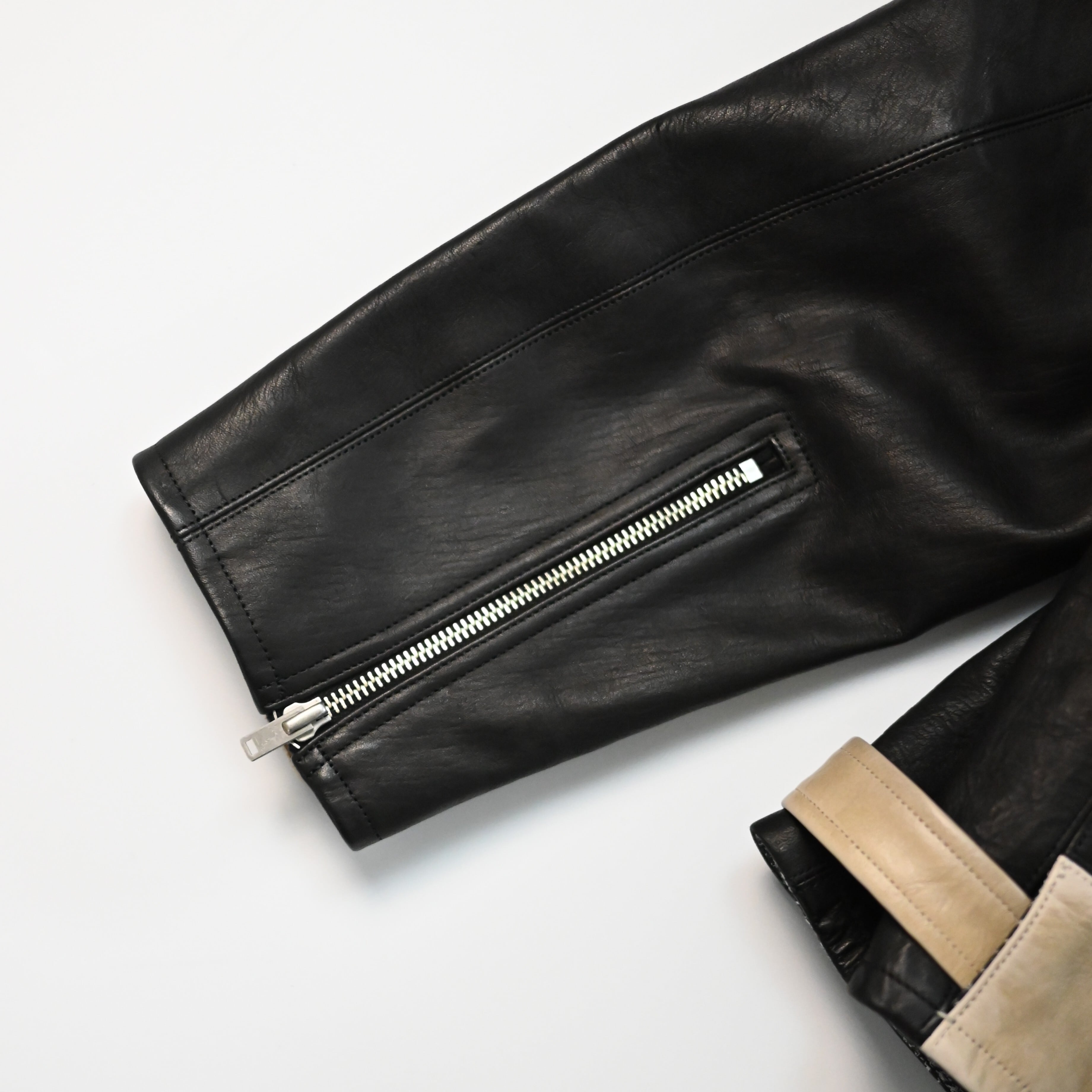 OLD JOE / PATINA HORSE-HIDE PERFECTO JACKET (Two-Tone) | GANKO