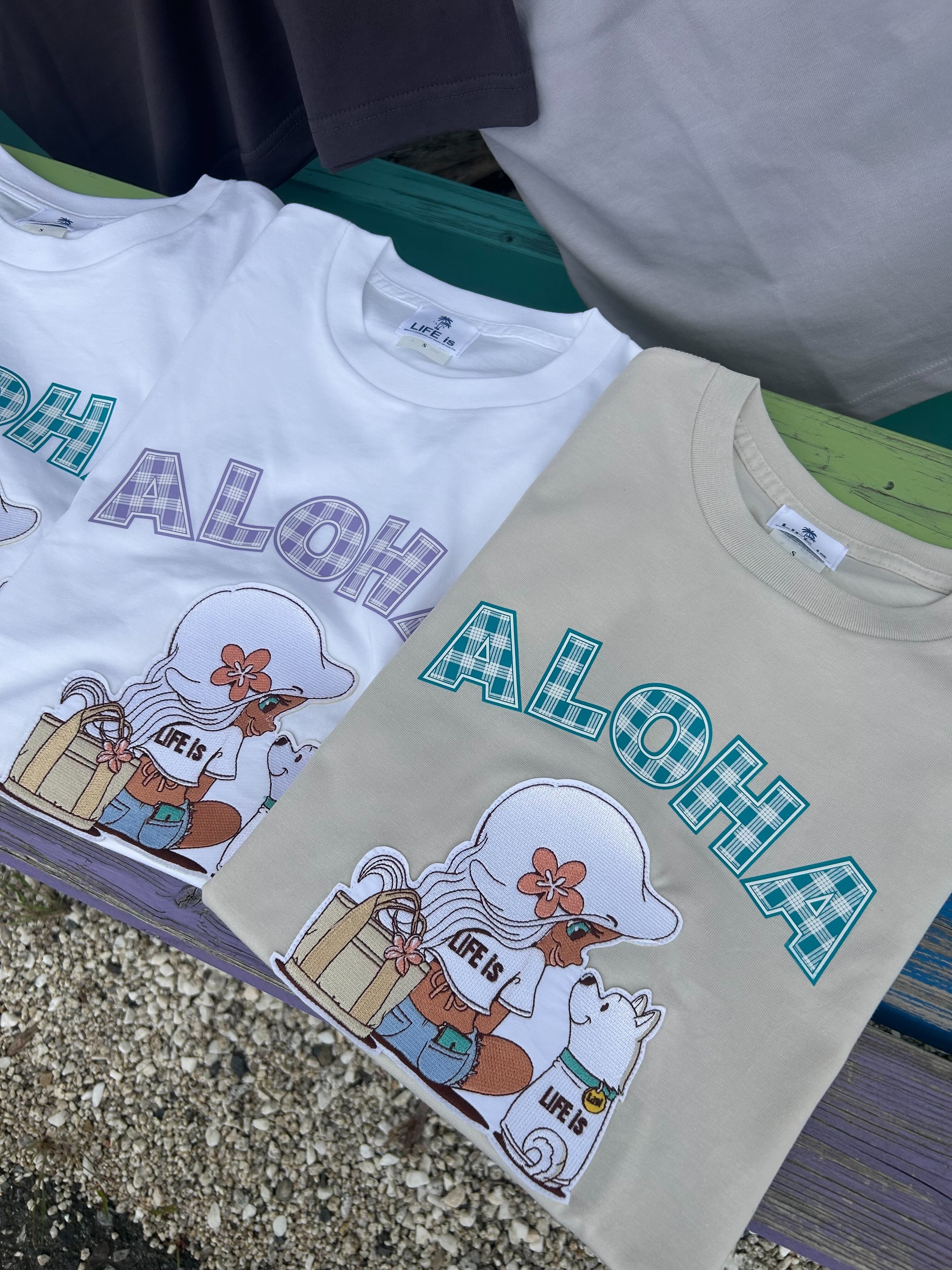 【mapuaコラボ】パラカALOHA ワッペンTシャツ ¥6,990×tax