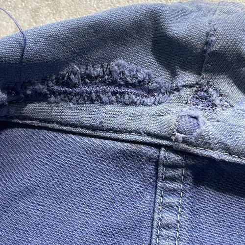 40-50s Le Très Solide 刺繍タグ フレンチワークジャケット 詳細写真8