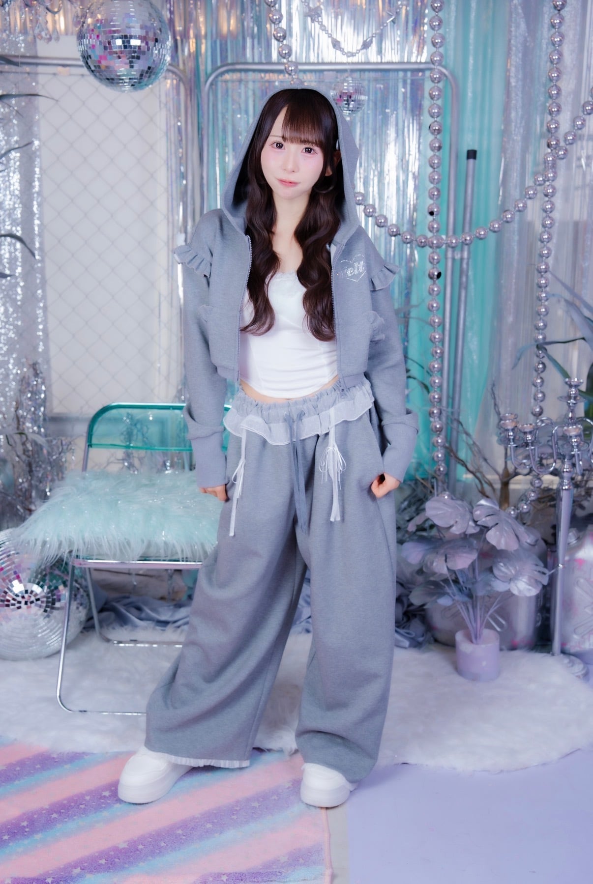Kitten Frill Zip Hoodie【10月中旬発送】