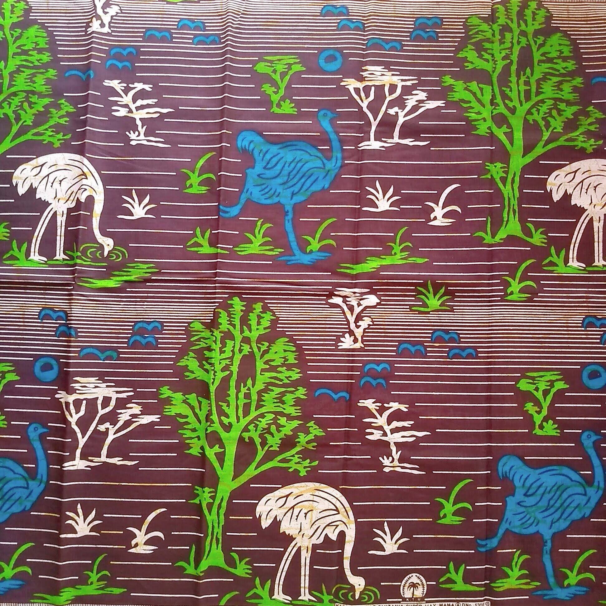 Kitenge -Afrikan fabric Lb011 | Duka La (ドゥカ ラ) ~アフリカ雑貨