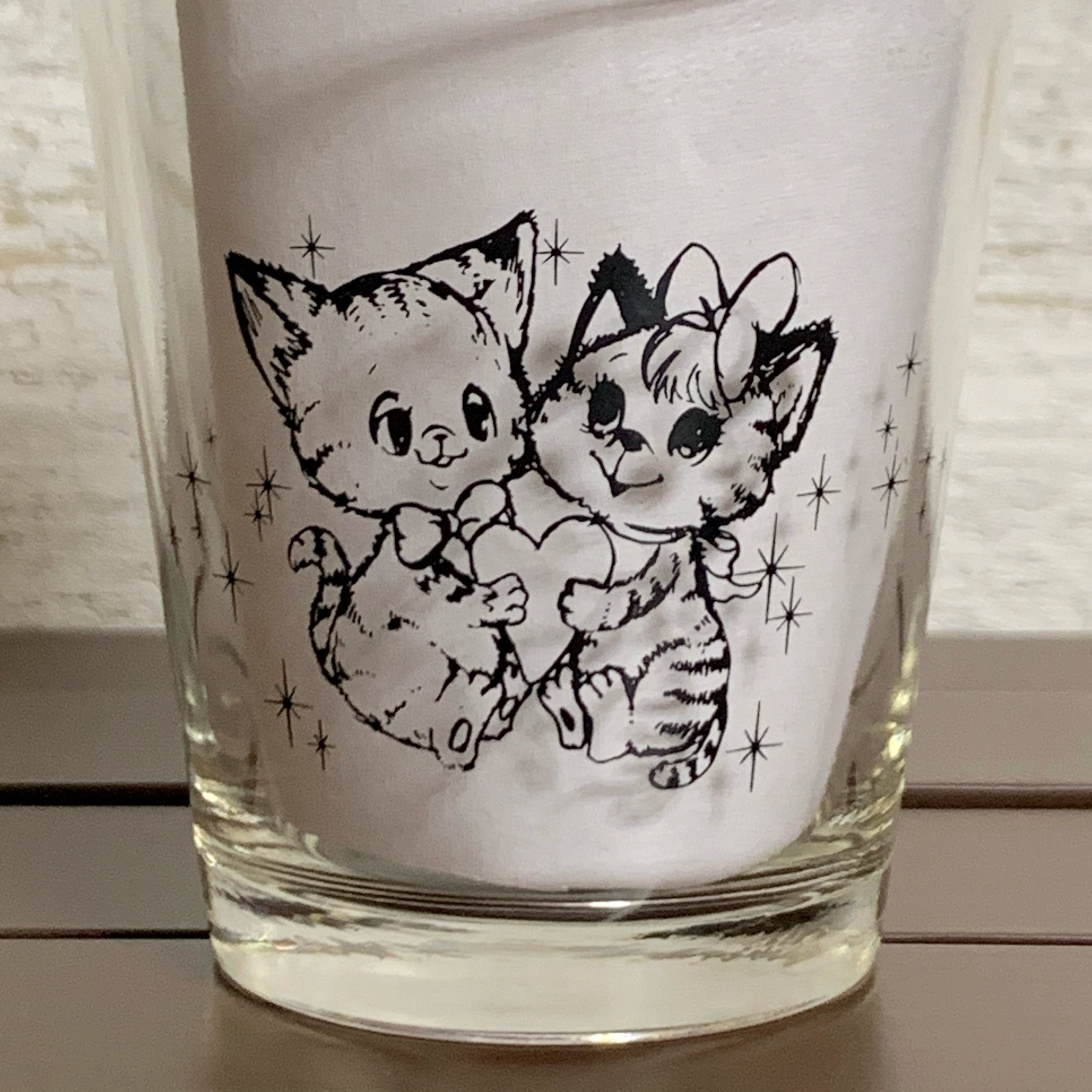 HOYA ネコ 猫 キャット 置物 ガラス インテリア - 工芸品