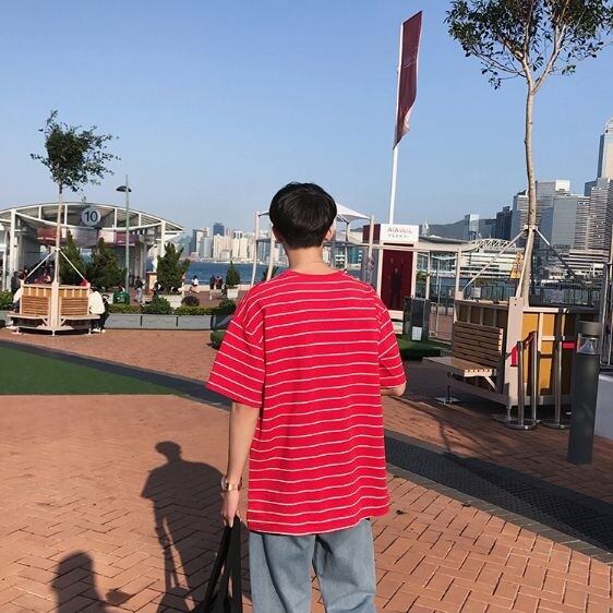 全4色 ボーダー バイカラー メンズ Tシャツ カットソー 