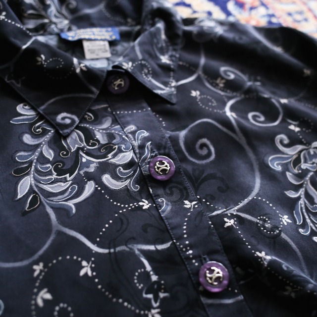 dark ambience l/s black mode blouson