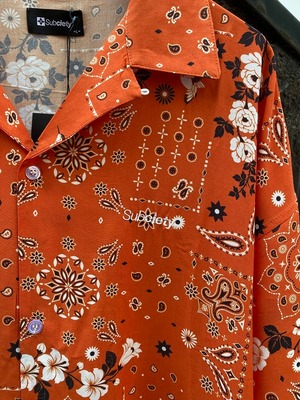 SUBCIETY / FLOUR PAISLEY SHIRT