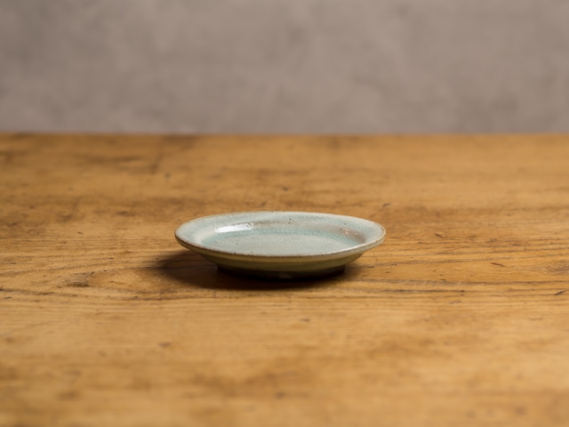 灰釉 オーバル豆皿(小皿・豆皿・取り皿・醤油皿)/くるり窯