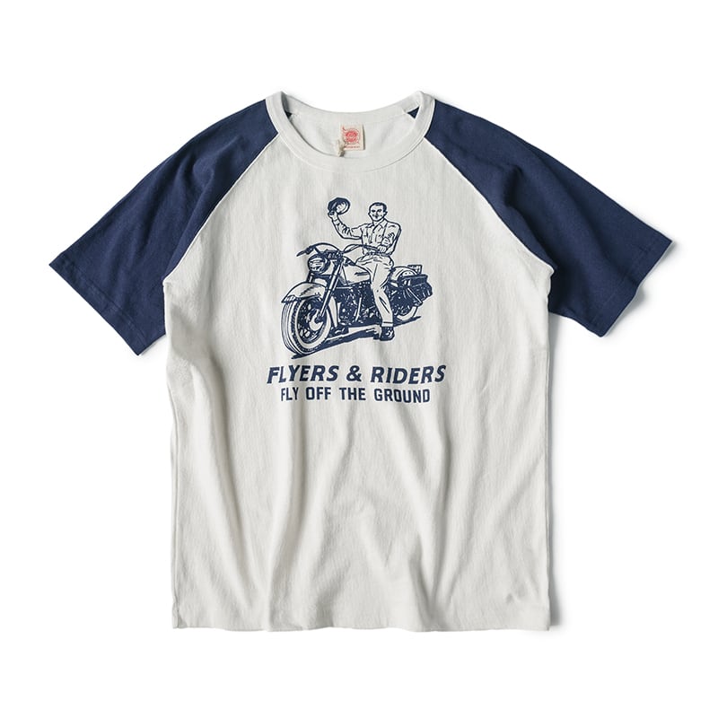 ラグランスリーブバイカーTシャツ 2色 L0120 | アメカジ SHOP