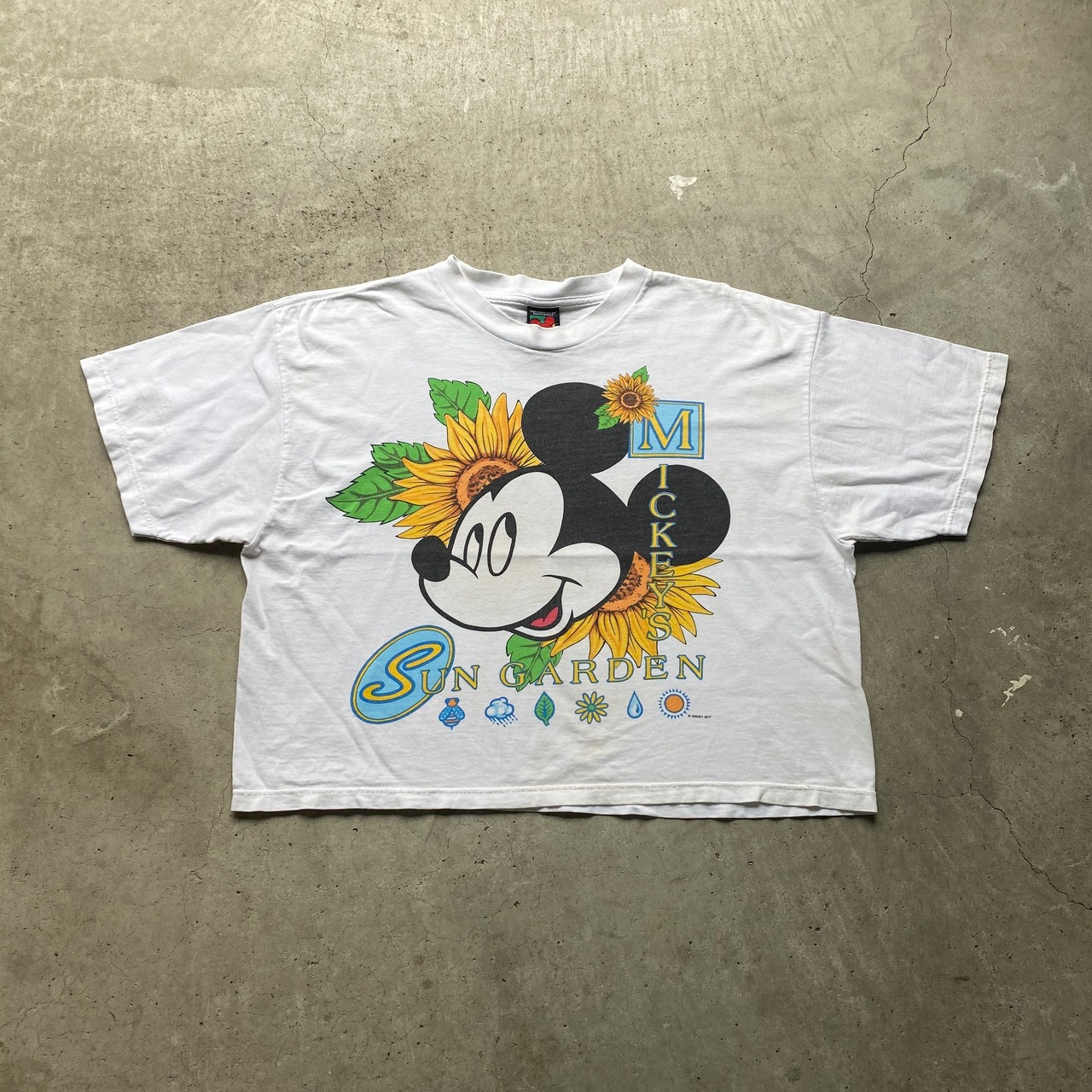 90年代 Disney ディズニー Mickey Mouse ミッキーマウス プリントT 