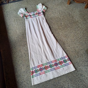 エスニック刺繡 ワンピース used [109003]
