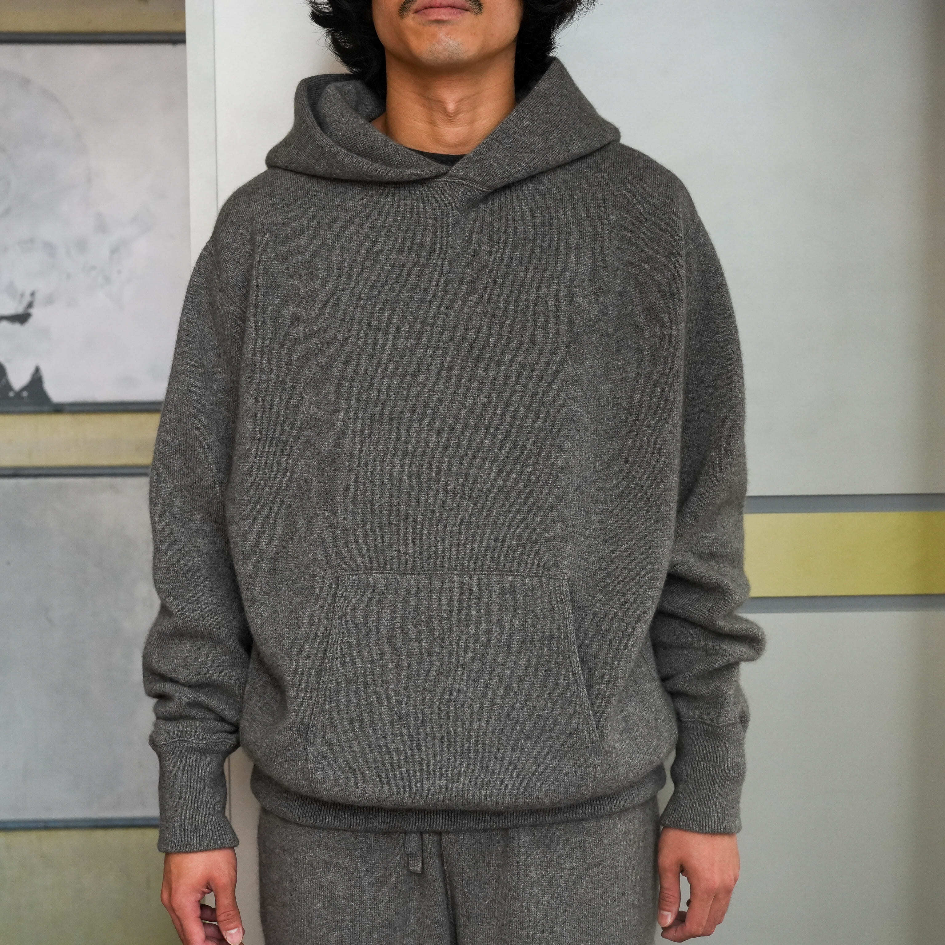 HERILL(へリル) 26AW "Goldencash Hooded" -Gray-