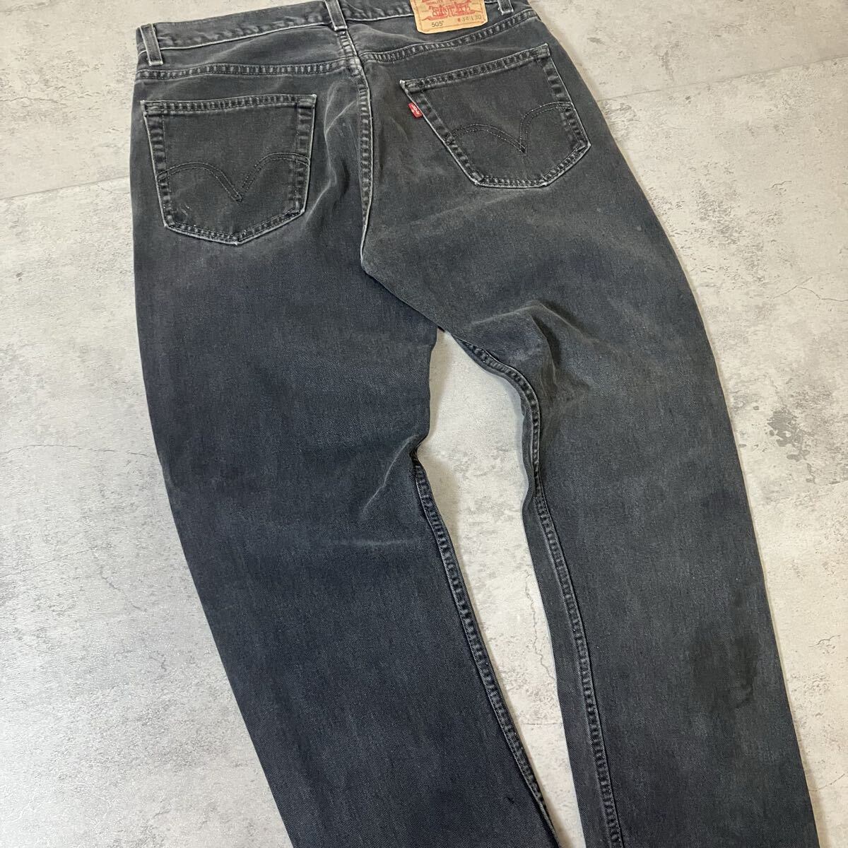 リーバイス505 W34 エルパソ 黒 Y2K 古着 00s USA 21361
