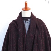 MAISON CARRÉE CASHMERE Stardust STOLE "BURGUNDY" 再入荷