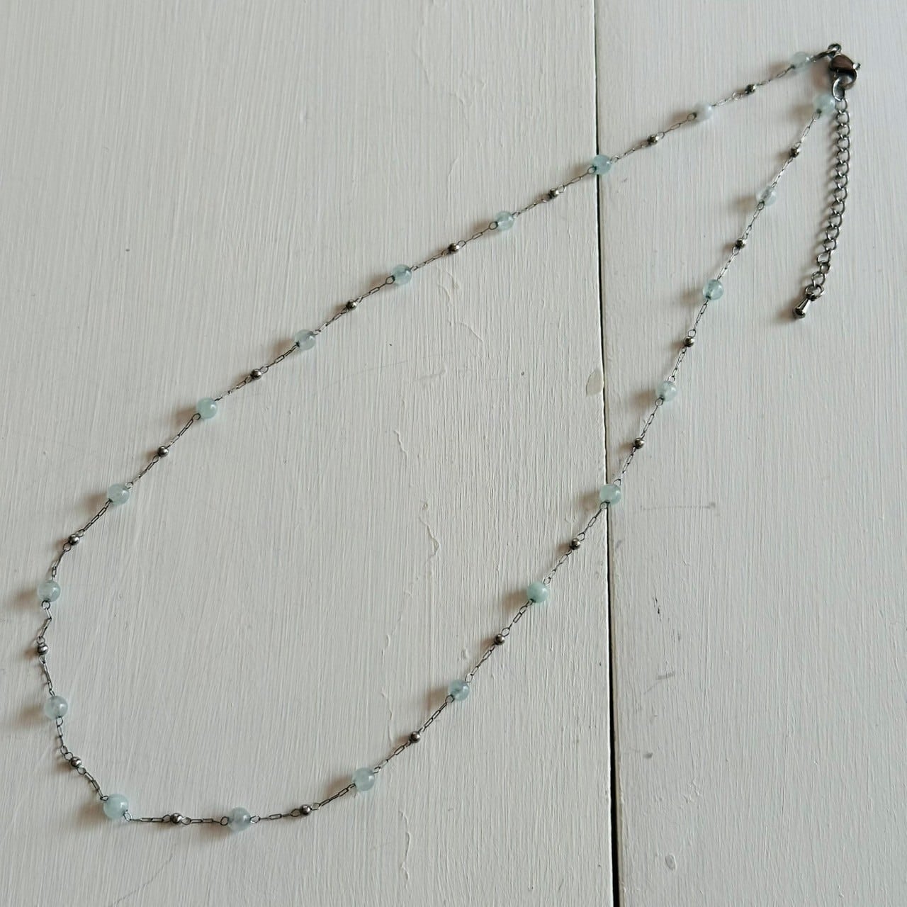 【SELECT】サージカルステンレス 天然石 ネックレス