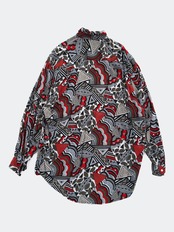 design rayon long shirt