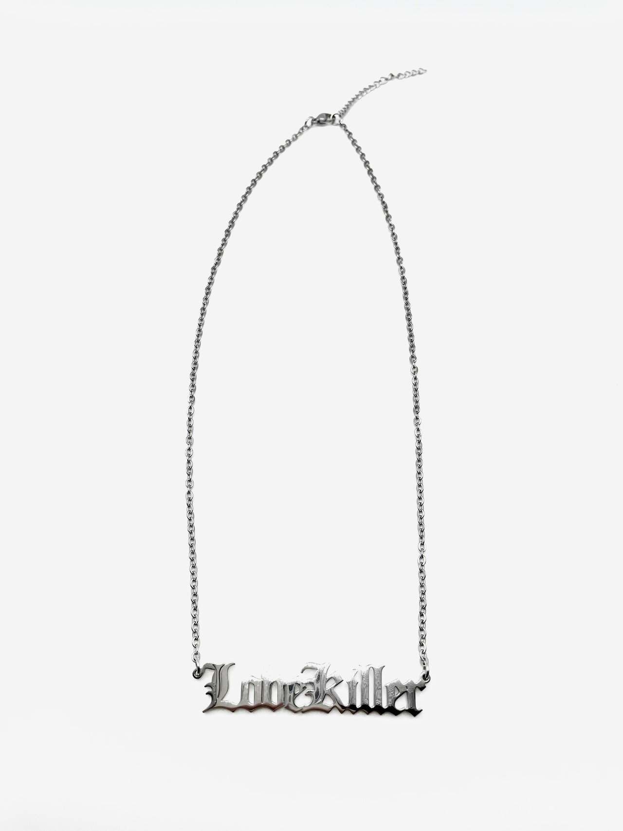 【LOVE KILLER】CLASSIC "lovekiller" logo necklace(2color)