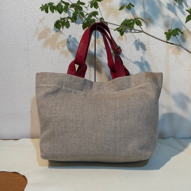 B.stuff リネンコンビトートバッグ
