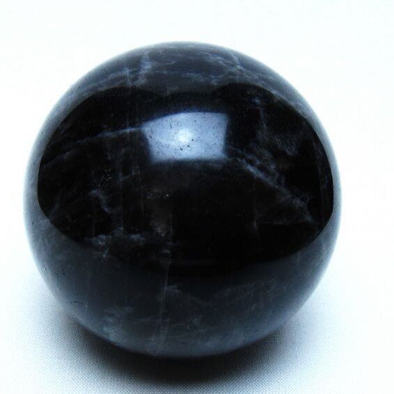 モリオン 黒水晶 丸玉 68mm 一点物 151-9490