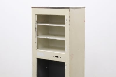 沼津店】レトロ スチール キャビネット 収納 ラック 消毒器