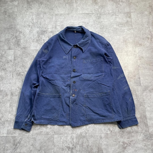 50-60s フランス軍 コットンツイル フレンチワークジャケット