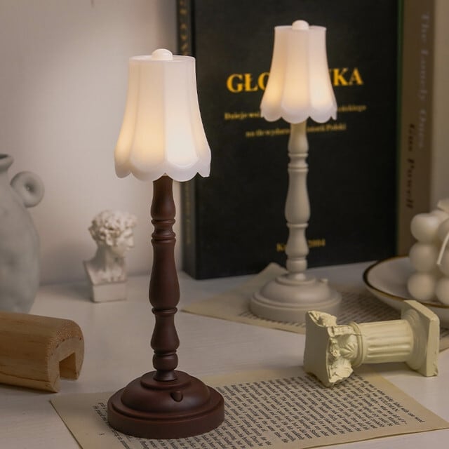 antique mini lamp 2colors / アンティーク調 ミニ ランプ テーブル