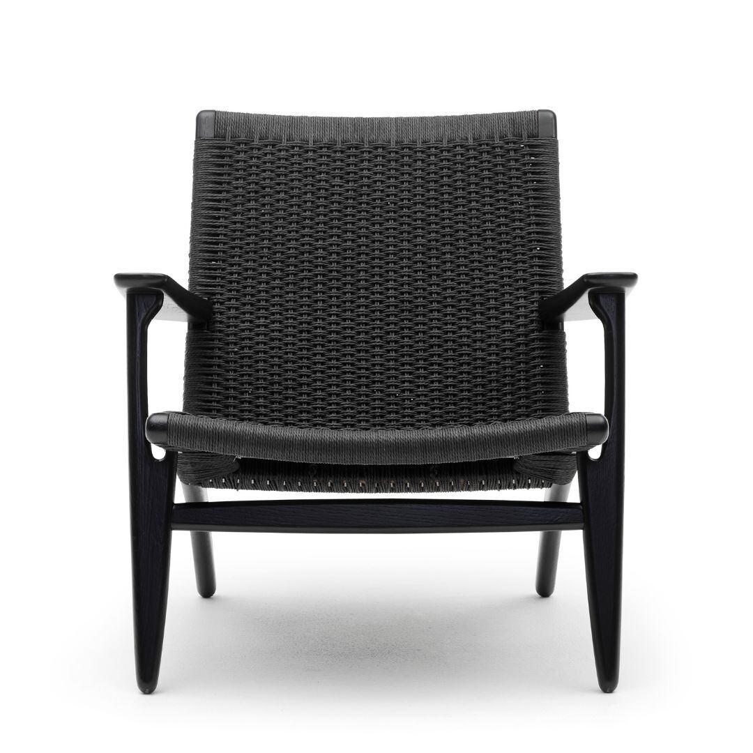 【CH25 OAK/BLACK】CARL HANSEN & SON/オーク/ブラック/ラウンジチェア/北欧家具