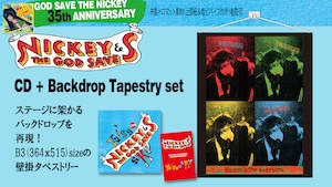 【新作CD + バックドロップ・タペストリー set①】KISS THE SKY + Backdrop Tapestry set