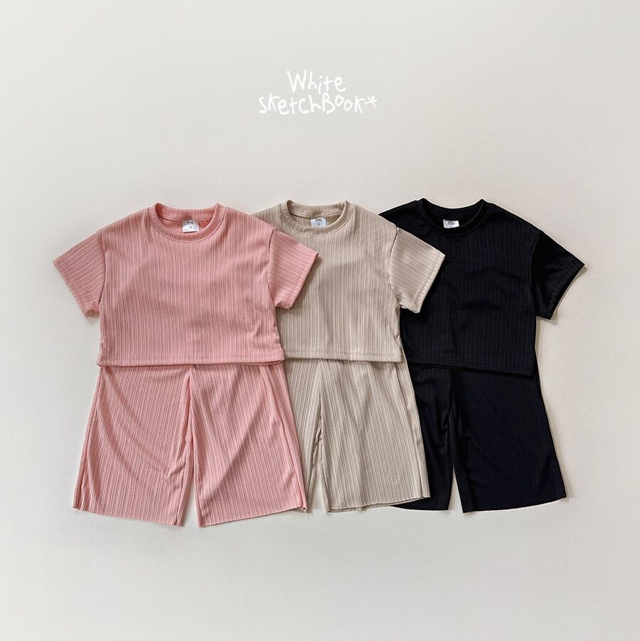 new pleats set【whitesketchbook】※5月中旬〜5月下旬発送予定
