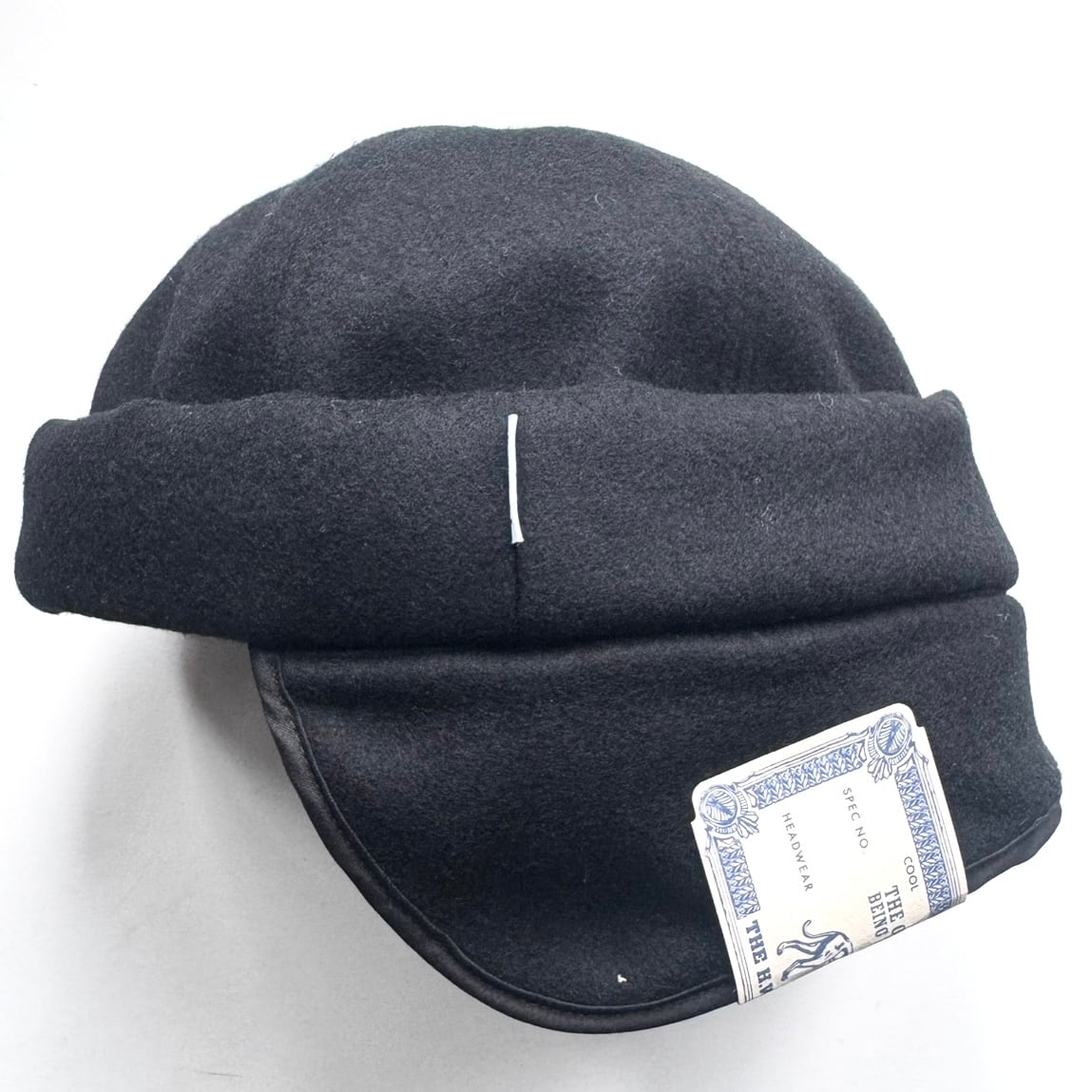 THE H.W.DOG&CO FLAP ROLL CAP ( BLACK) D-01086 | TiL (ティル）