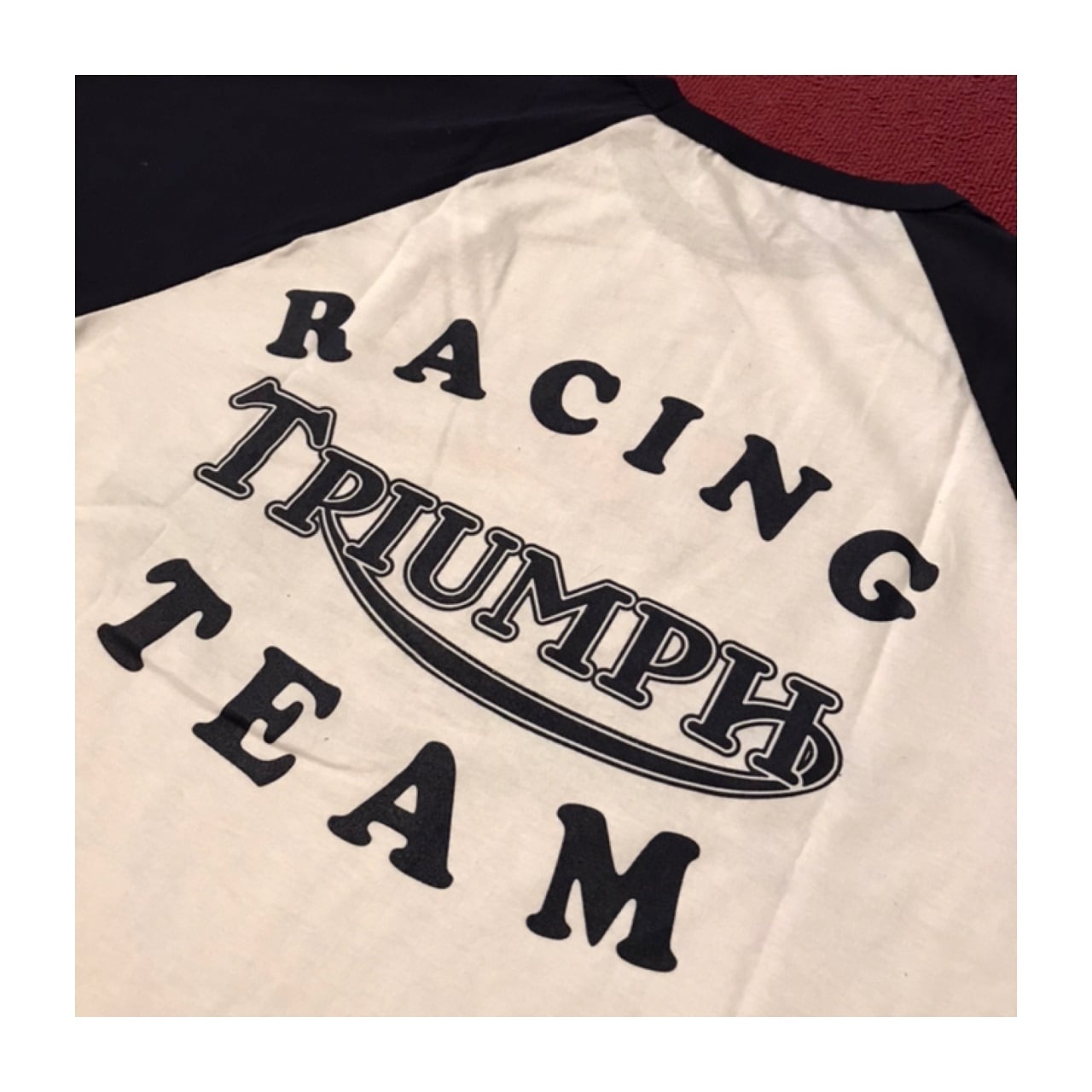 Ace Classics / Short Sleeve Triumph Racing Team T- Shirt | dbms
