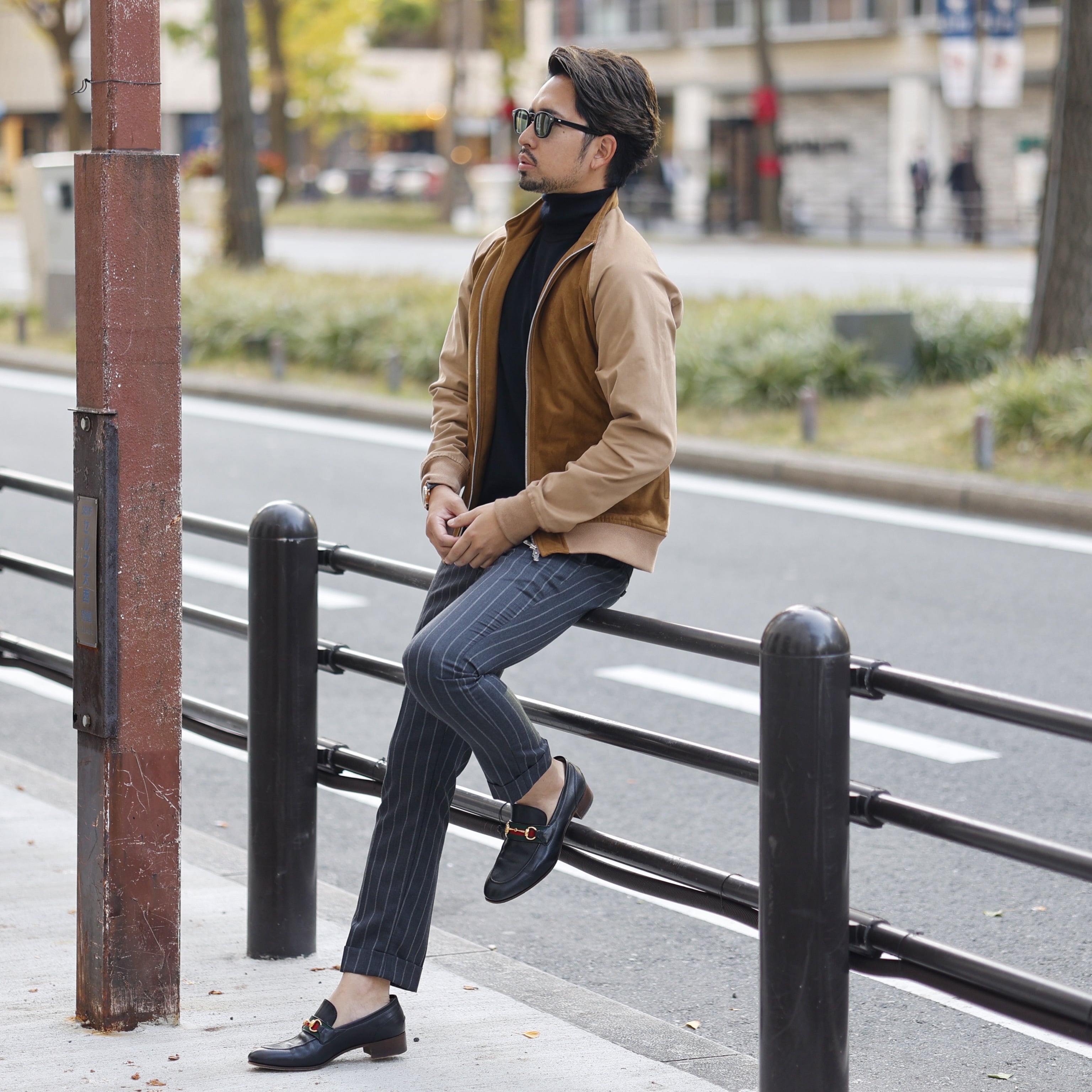 eurokenvy【Knit Suede Stretch Jacket】