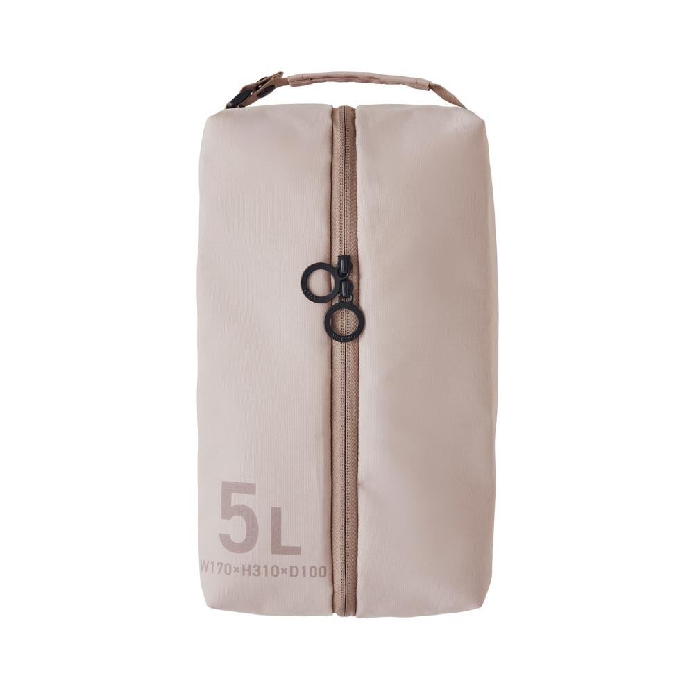 MILESTO ミレスト シューズバッグ 5L グレージュ MLS910 / 収納 小物入れ トラベル 旅行 バッグインバッグ