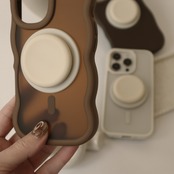 ［ phone grip ］white macaron