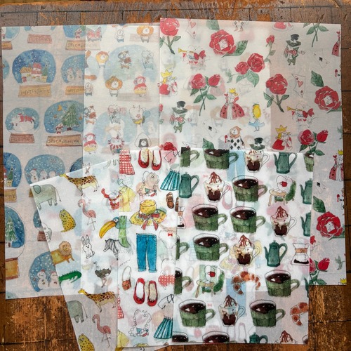 DS7 spicaの庭/muuちゃん“ coffeeの透けるデザインペーパー ” セット