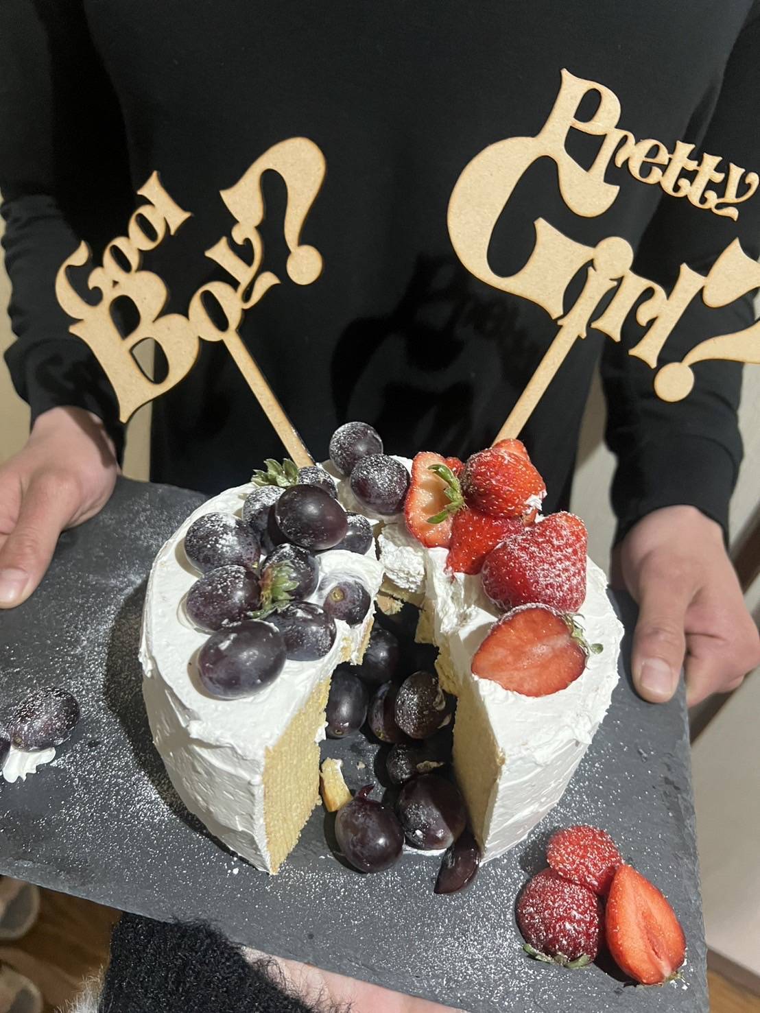 ビッグサイズ】ジェンダーリビールケーキトッパーBOY?GIRL? | pipi