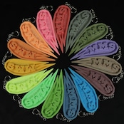 MMS EMBLEM KEYHOLDER - ネオングリーン