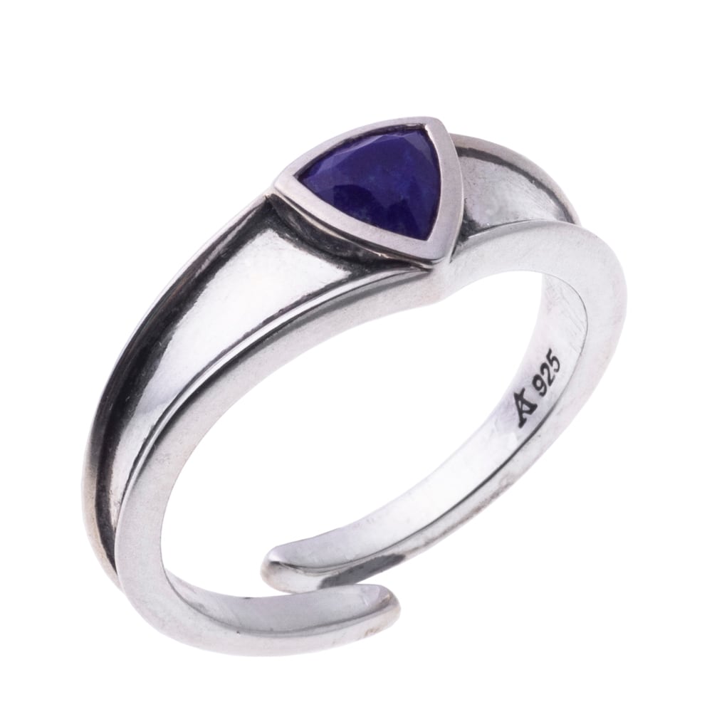 デルタリングラピスラズリ シルバーリング AKR0045 Delta Ring Lapis