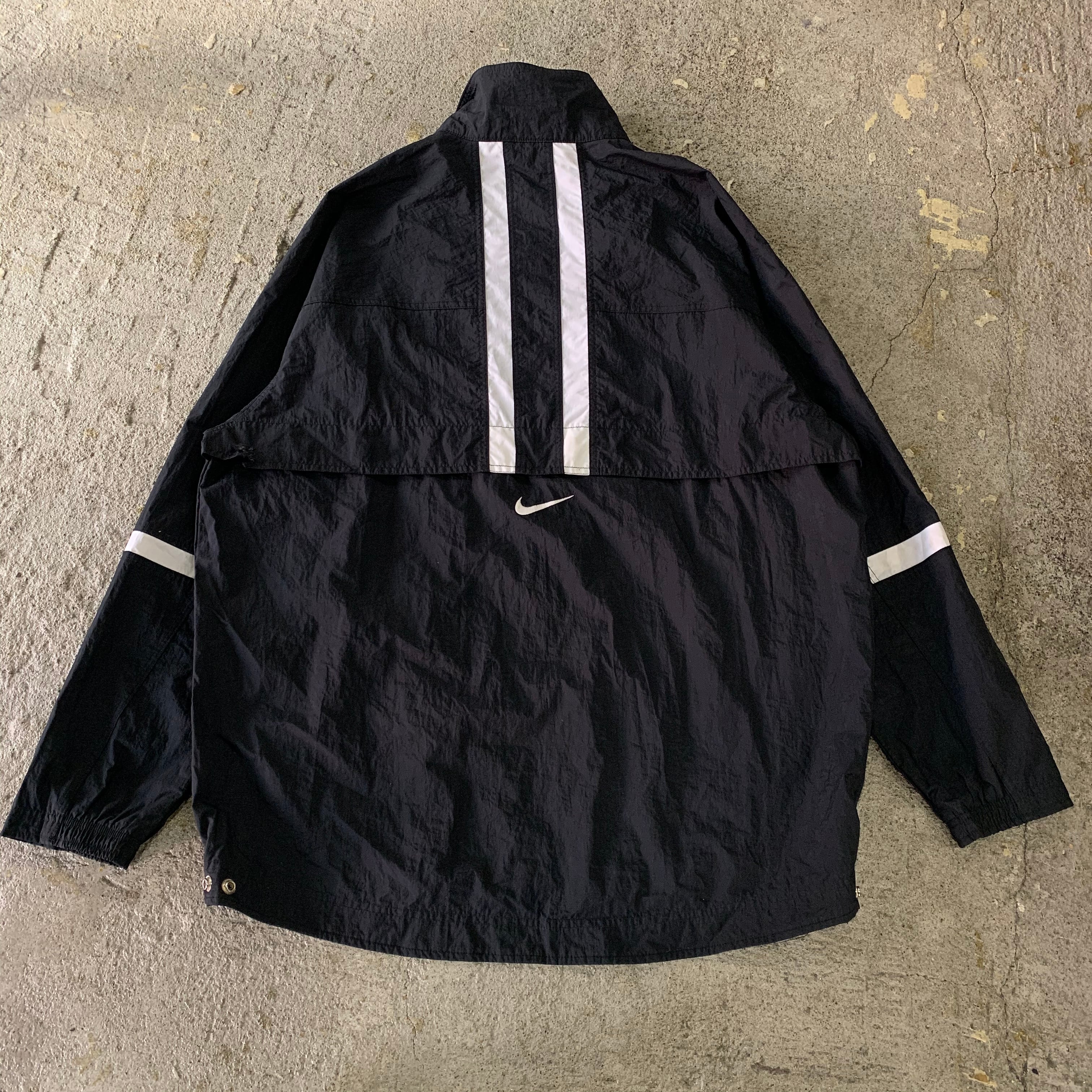 90s NIKE half zip nylon anorak | What'z up