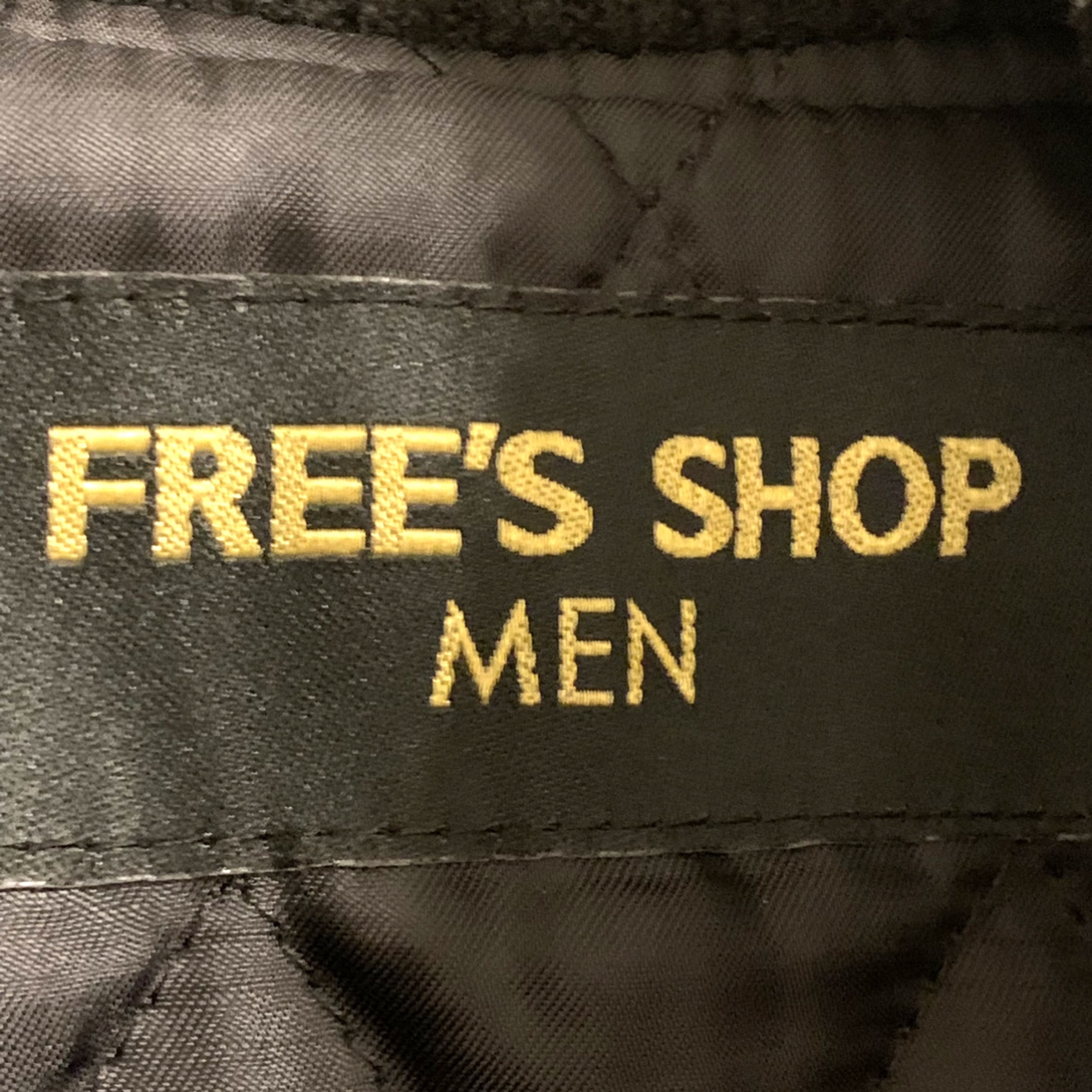 FREE'S SHOP MEN フリーズ ショップ レザー スタジャン ブラック