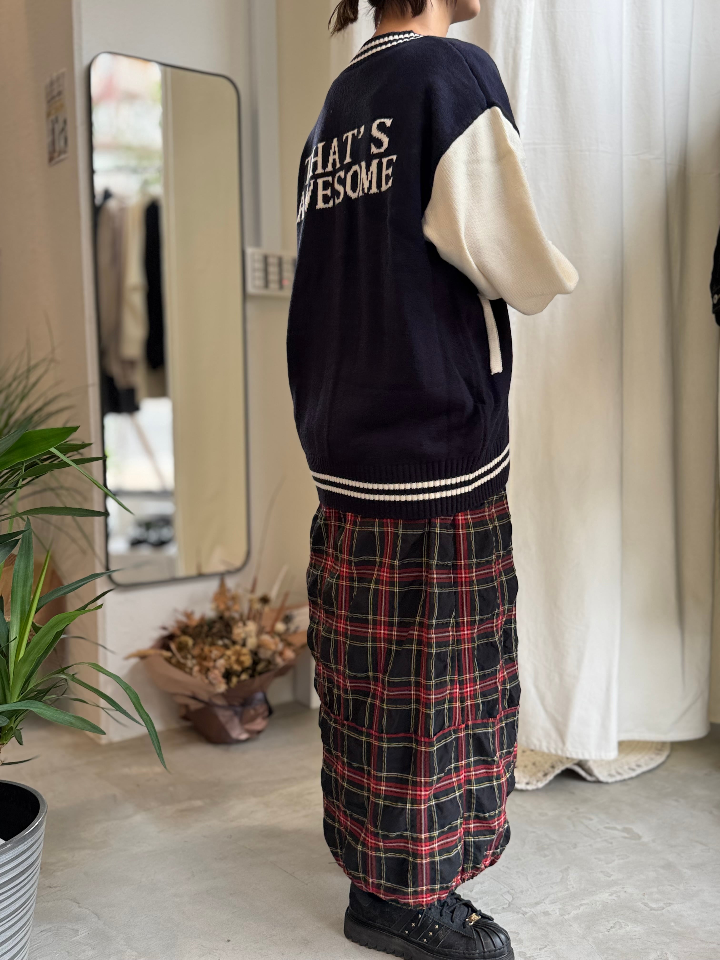 【DOS DIOSAS】ニットスタジャン  D8585