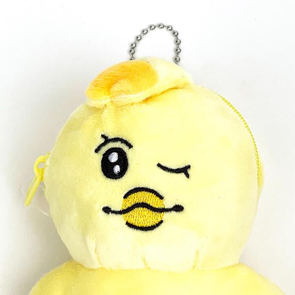 マスコット 人形 キーホルダー かわいい 面白い 黄色 んぽちゃむ ぬいぐるみキーホルダー きみまろ マスコット ボール