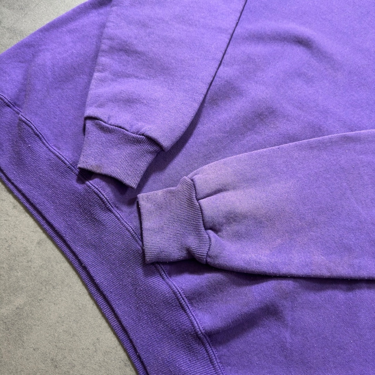 90s Russell Athletic sweatshirt solid purple L 古着 - 9