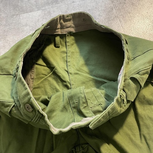 60s- スウェーデン軍 実物 M-59 フィールドパンツ C52 w32 詳細写真7
