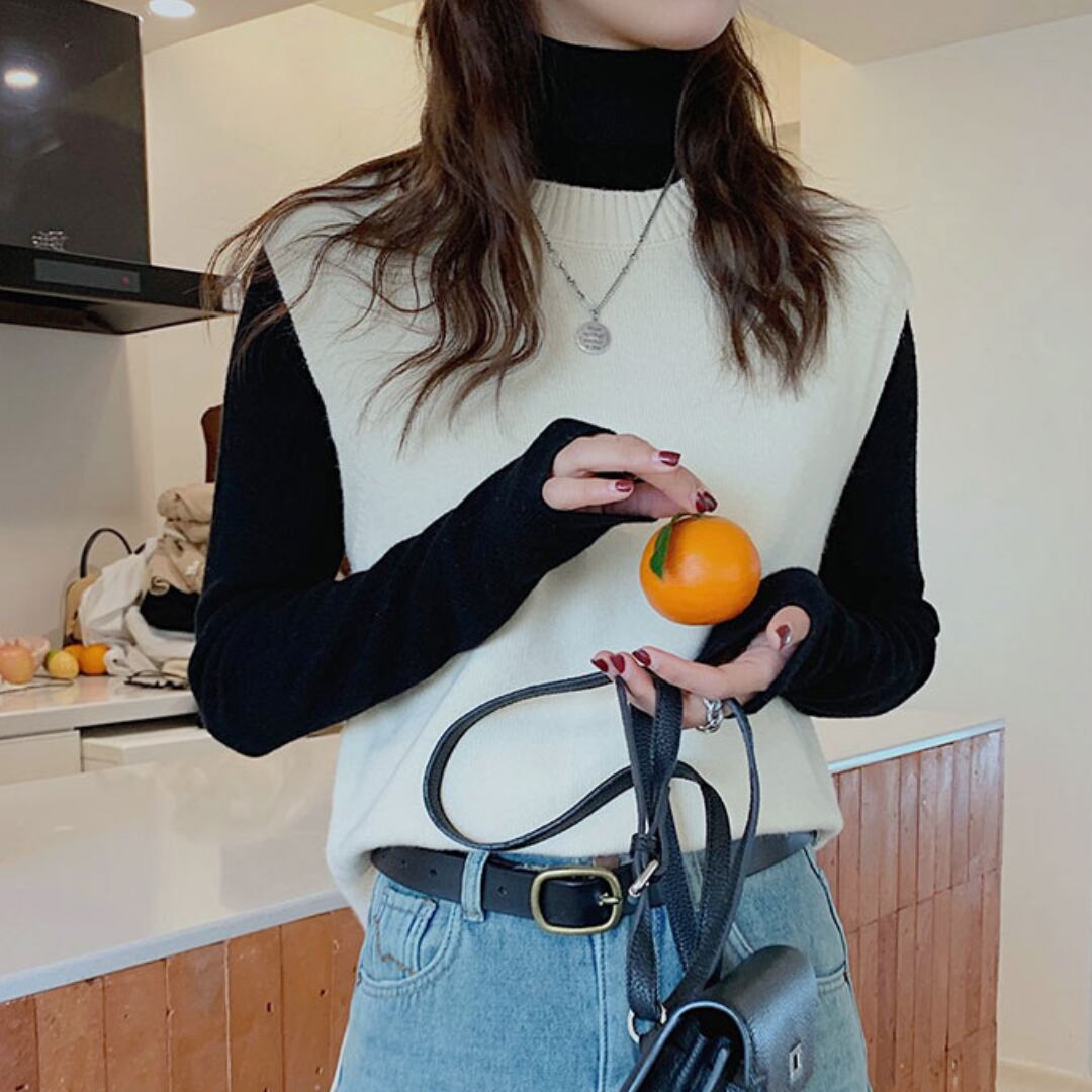 pullover korean style vest