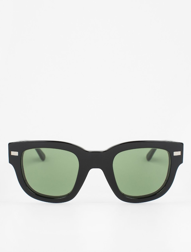 Frame Metal Sunglasses (LENZ:GREEN)